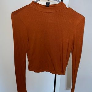 Burnt orange long sleeve